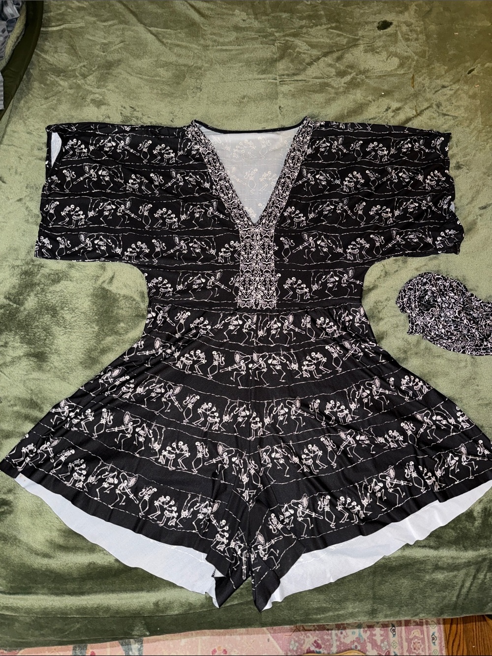 Blackmilk Rare Corpse Bride Playsuit